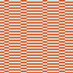 Broken Stripe in Orange Sky