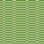 Broken Stripe in Grass Green
