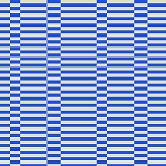 Broken Stripe in Cobalt