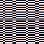 Broken Stripe in Blush and Ink