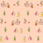 Country Mouse City Mouse in Blush