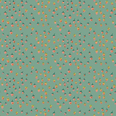 Field Strawberries in Teal