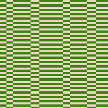 Broken Stripe in Grass Green