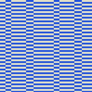 Broken Stripe in Cobalt