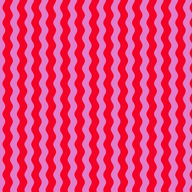 Waves in Red Pink